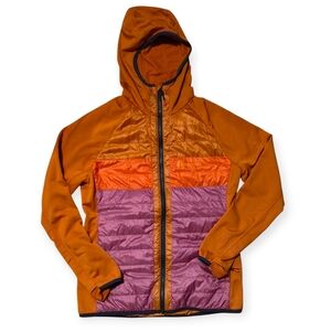 Cotopaxi Capa Hybrid Insulated Hooded Jacket Ripstop Womens M Orange/Fuchsia